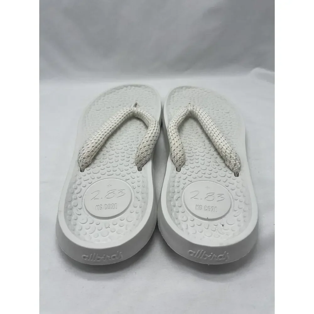 Allbirds +2.83 KC C02E‎ White Flip Flops Men’s Size 13